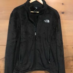Women’s fuzzy North Face coat
